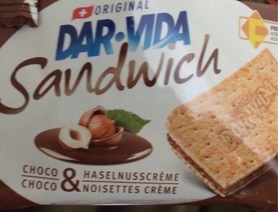 Dar Vida Sandwich, Choco & Haselnusscream Dar Vida Sandwich