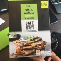 Date & walnut toasts