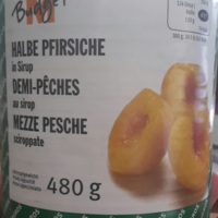 Demi-pêches au sirop