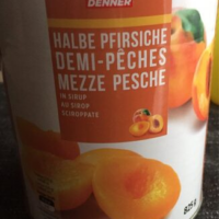 Demi-pêches au sirop