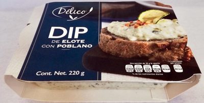 Dip from Elote with Poblano Dip de Elote con Poblano
