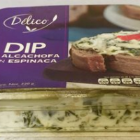 Dip de alcachofa con espinaca