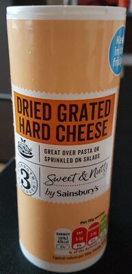 Dried grated hard Cheese Dried grated hard cheese