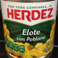Elote con poblano Herdez