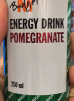 Energy drink flavour pomegranate