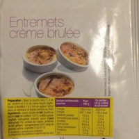 Entremets Crème Brulée