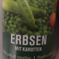 Erbsen mit Karotten