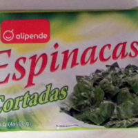 Espinacas Cortadas