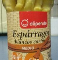 Espárragos blancos cortos