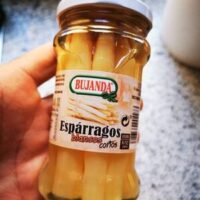 Espárragos blancos cortos