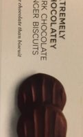 Extremely chocolatey ginger biscuits