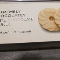 Extremely chocolatey white chocolate rounds