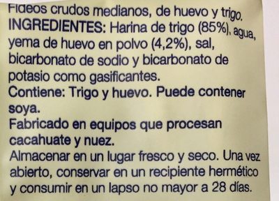FIDEOS from HUEVO and TRIGO FIDEOS from HUEVO and TRIGO - Image 2