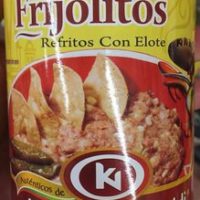 FRIJOLES REFRITOS CON ELOTE