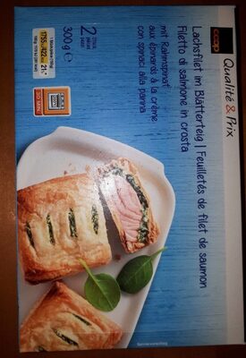 Feuilletés from Filet from Salmon Feuilletés de filet de saumon