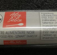 Feutre alimentaire noir