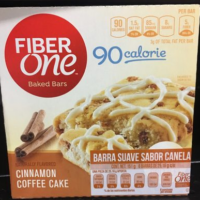 Fiber One Cinnamon coffe Cake