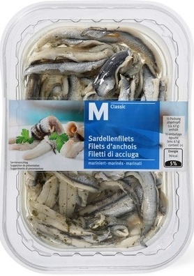 Filets d’anchois marinés Filets d'anchois marinés