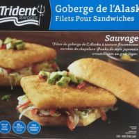 Filets de Goberge de l'Alaska pour sandwiches