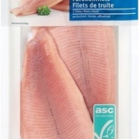 Filets de truite fumée