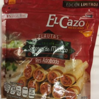 Flautas de res adobada