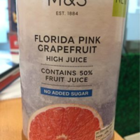 Florida pink grapefruit