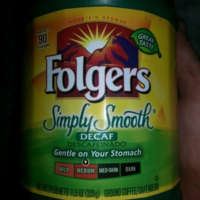 Folgers Simply Smooth Decaf (medium)