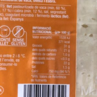 Cheese semi curat Formatge semi curat