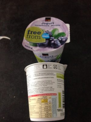 Freefrom Yogurt Blueberry Freefrom Jogurt Myrtille