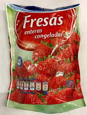 Strawberries Wholes Frozen Fresas Enteras Congeladas