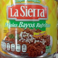Frijoles Bayos refritos