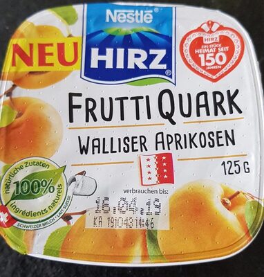 Frutti Quark Walliser Aprikosen Frutti Quark Walliser Aprikosen