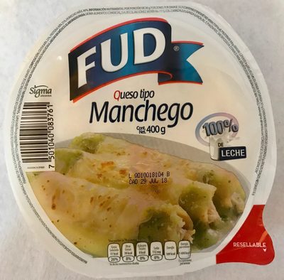 Fud Cheese tipo manchego Fud queso tipo manchego