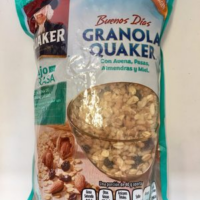 GRANOLA CON AVENA PASAS ALMENDRA Y MIEL