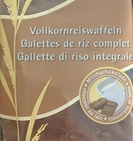 Galettes de Riz Complet Chocolate au Lait