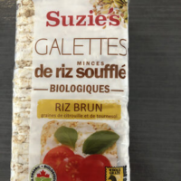 Galettes minces de riz soufflé