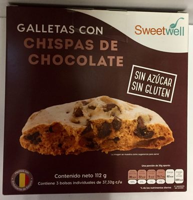 Galletas with Chispas from Chocolate Sweetwell Galletas con chispas de chocolate Sweetwell
