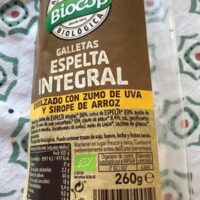 Galletas espelta integrales