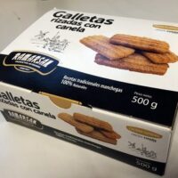 Galletas rizadas con canela