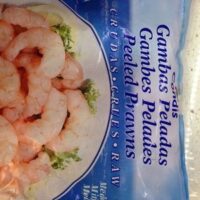 Gambas crudas