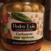 Garbanzos con verduras