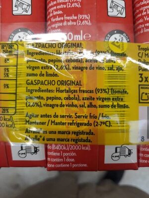 Gazpacho Original Gluten Free Gazpacho Original Gluten Free - Image 2