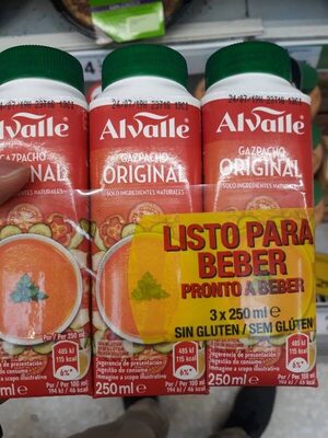 Gazpacho Original Gluten Free Gazpacho original sin gluten