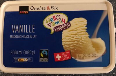 Glace Milk Vanilla Glace au lait vanille