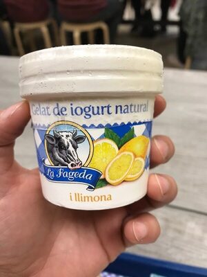 Glace from Yogurt Naturel Lemon Glace de yaourt naturel citron