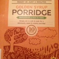 Golden Syrup flavored porridge