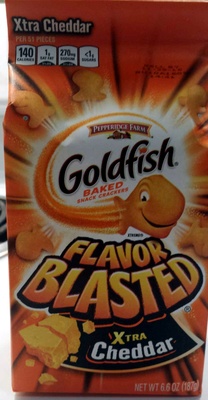 Goldfish Flavor Blasted Xtra Cheddar Goldfish Flavor Blasted Xtra Cheddar