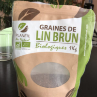Graines de lin brun