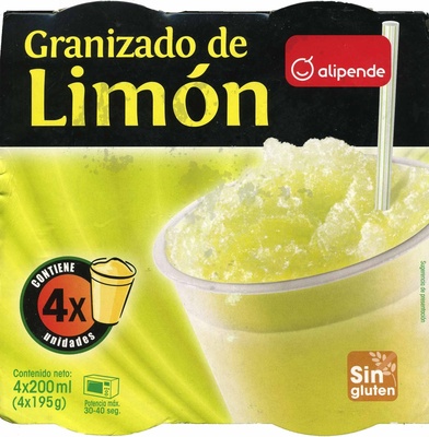 Granizado from Lemon Granizado de limón