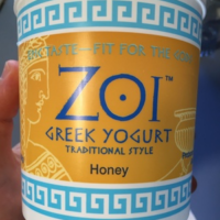 Greek Yogurt: honey